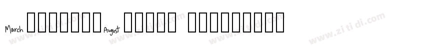 CalendarHeader Regul字体转换
